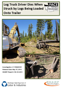 Log Truck Driver Dies When Struck by Logs Being Loaded Onto Trailer