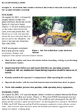 Farmer Dies When Pinned Between Frame and Bucket of a Skid Steer Loader