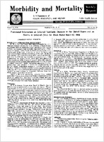 Morbidity and Mortality Weekly Report Vol 5 No 10 March 16 1956