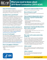 What You Need to Know About 2019 Novel Coronavirus 2019nCoV 02052020