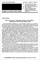 MMWR Morbidity and Mortality Weekly Report November 4 1988  Vol 37  No 43