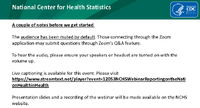 Reporting on the nations health in Health United States 20230216