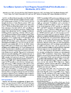 Surveillance Systems to Track Progress Toward Global Polio Eradication  Worldwide 20122013