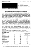 MMWR Morbidity and Mortality Weekly Report November 29 1985  Vol 34  No 47