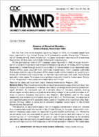 Morbidity and Mortality Weekly Report MMWR December 10 1993  Vol 42  No 48