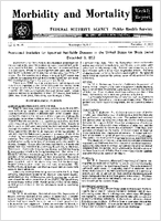 Morbidity and Mortality Weekly Report Vol 1 No 49 December 12 1952