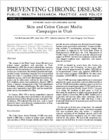 Skin and Colon Cancer Media Campaigns in Utah