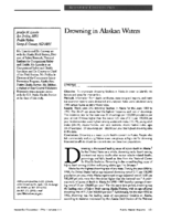 Drowning in Alaskan Waters 1996