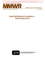 Morbidity and Mortality Weekly Report MMWR Surveillance Summaries June 2014  Vol 63  No SS4