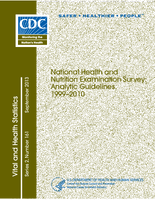 National Health and Nutrition Examination Survey Analytic Guidelines 19992010