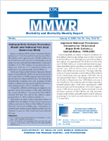 MMWR Morbidity and Mortality Weekly Report Vol 54 No 5152 January 6 2006