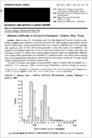 MMWR Morbidity and Mortality Weekly Report April 22 1983  Vol 32  No 15