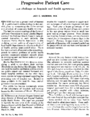 Progressive patient care