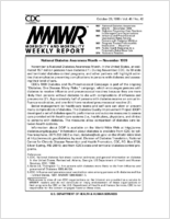 MMWR Morbidity and Mortality Weekly Report Vol 48 No 42 October 29 1999