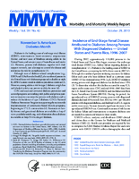 MMWR Morbidity and Mortality Weekly Report Vol 59 No 42 October 29 2010