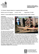 Farmer Killed When Tricycle Tractor With FrontEnd Loader Overturns