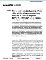 Novel Approach to Studying Effects of Inhalational Exposure on Lung Function in Civilians Exposed to the World Trade Center Disaster