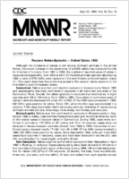 Morbidity and Mortality Weekly Report MMWR April 22 1994  Vol 43  No 15