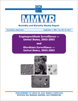 Morbidity and Mortality Weekly Report MMWR Surveillance Summaries September 2007  Vol 56  No SS7