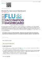 Weekly Flu Vaccination Dashboard