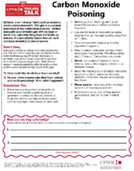 Toolbox Talk Carbon Monoxide Poisoning 2017