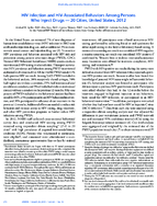 HIV Infection and HIVAssociated Behaviors Among Persons Who Inject Drugs  20 Cities United States 2012