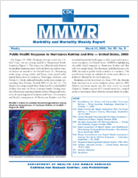 MMWR Morbidity and Mortality Weekly Report Vol 55 No 9 March 10 2006