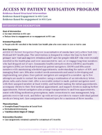 ACCESS NY PATIENT NAVIGATION PROGRAM