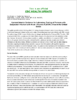 Updated Interim Guidance for Laboratory Testing of Persons with Suspected Infection with Avian Influenza a H5N1 Virus in the United States Wednesday June 07 2006 195 0 EDT 75 0 PM EDT