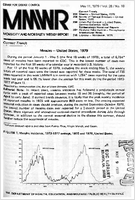 Morbidity and Mortality Weekly Report MMWR May 11 1979  Vol 28  No 18