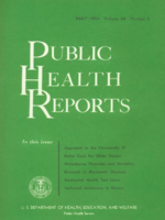 Public Health Reports  v 69 no 5  cover