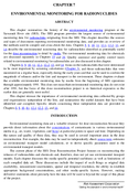 SRS Chapter 7 Environmental Monitoring for Radionuclides