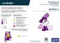 AL Congressional District 06 Stroke and Stroke Centers Map 119th Congress