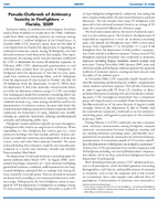 PseudoOutbreak of Antimony Toxicity in FirefightersFlorida 2009