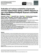 Evaluation of 7 Urinary Metabolites of Polycyclic Aromatic Hydrocarbons During a Wildfire Response as Part of the Wildland Firefighter Exposure and Health Effects Study