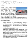 Bridge Painter Dies When He Falls Out of an Unsecured Rough Terrain Forklift Scaffold Platform