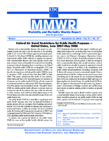 MMWR Morbidity and Mortality Weekly Report Vol 57 No 37 September 19 2008