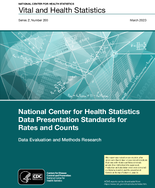 National Center for Health Statistics Data Presentation Standards for Rates and Counts