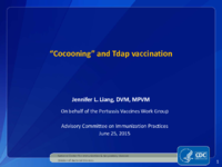 Cocooning and Tdap vaccination