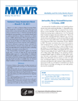 MMWR Morbidity and Mortality Weekly Report Vol 60 No 8 March 4 2011