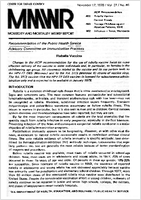 MMWR Morbidity and Mortality Weekly Report November 17 1978  Vol 27  No 46