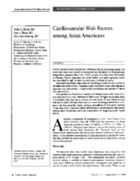 Cardiovascular Risk Factors Among Asian Americans