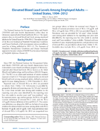 Elevated Blood Lead Levels Among Employed Adults  United States 19942012
