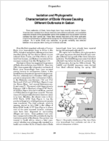 Isolation and phylogenetic characterization of Ebola viruses causing different outbreaks in Gabon