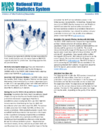 National Vital Statistics System Division of Vital Statistics newsletter  November 2021