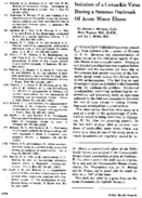 Isolation of a Coxsackie virus during a summer outbreak of acute minor illness