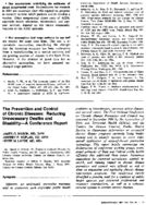 The prevention and control of chronic diseases reducing unnecessary deaths and disabilitya conference report