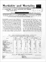 Morbidity and Mortality Weekly Report Vol 11 No 35 for Release September 7 1962