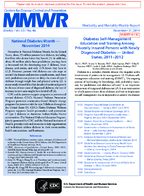 Diabetes SelfManagement Education and Training Among Privately Insured Persons with Newly Diagnosed Diabetes  United States 20112012