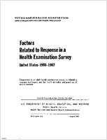 Factors Related to Response in a Health Examination Survey United States19601962